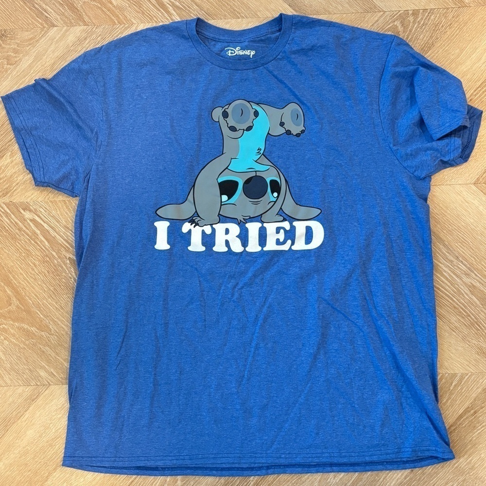 NWOT Disney Blue Lilo and Stitch T-Shirt